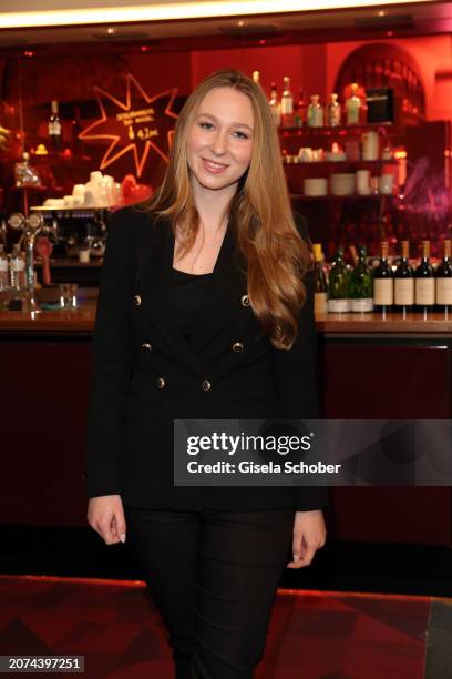 Mona Karl , daughter of Gaby Kraus and granddaughter of Peter and Inge Kraus, during the Lisa Film premiere of "Peter Kraus - Eine Legende" at Metro...