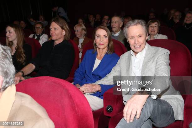 Mona Karl Mike Kraus, Ingrid Kraus and Peter Kraus during the Lisa Film premiere of "Peter Kraus - Eine Legende" at Metro Kinokulturhaus on March 13,...