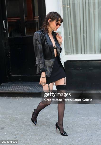 Kristen Stewart is seen on March 13, 2024 in New York City.