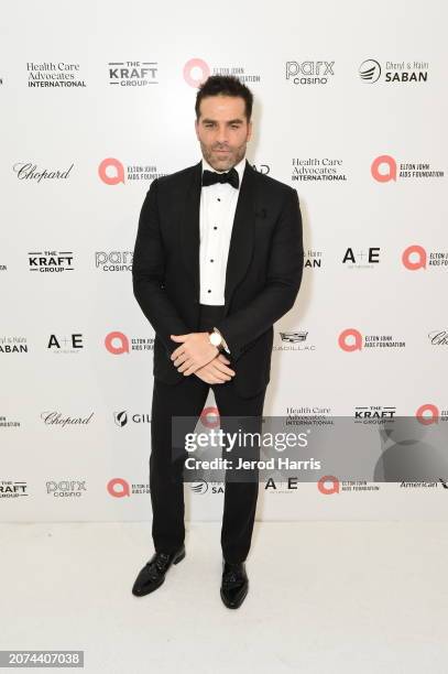 Alejandro Nones attends Elton John AIDS Foundation's 32nd Annual Academy Awards Viewing Party on March 10, 2024 in West Hollywood, California.