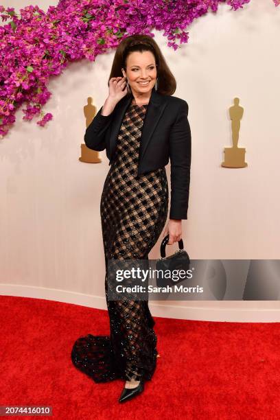 Fran Drescher attends the 96th Annual Academy Awards on March 10, 2024 in Hollywood, California.