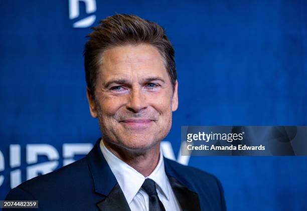 Actor Rob Lowe attends the DIRECTV Streaming With The Stars Hosted by Rob Lowe event at Spago on March 10, 2024 in Beverly Hills, California.