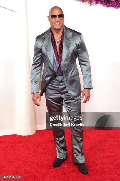 Dwayne Johnson attends the 96th Annual Academy Awards at Dolby Theatre on March 10, 2024 in Hollywood, California.