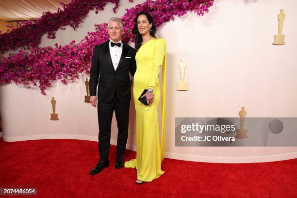 Bastian Schweinsteiger and Ana Ivanovic attend the 96th Annual Academy Awards on March 10, 2024 in Hollywood, California.