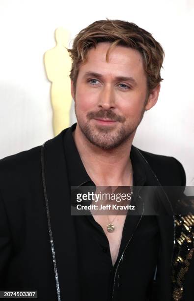 Ryan Gosling attends the 96th Annual Academy Awards at Dolby Theatre on March 10, 2024 in Hollywood, California.