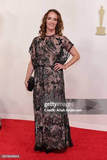 Jessica Elbaum attends the 96th Annual Academy Awards on March 10, 2024 in Hollywood, California.