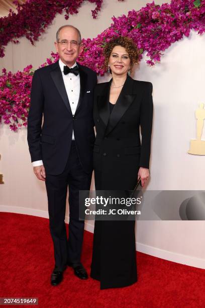 Brian Roberts and Donna Langley attend the 96th Annual Academy Awards on March 10, 2024 in Hollywood, California.