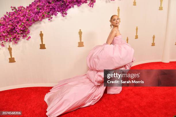 Ariana Grande attends the 96th Annual Academy Awards on March 10, 2024 in Hollywood, California.