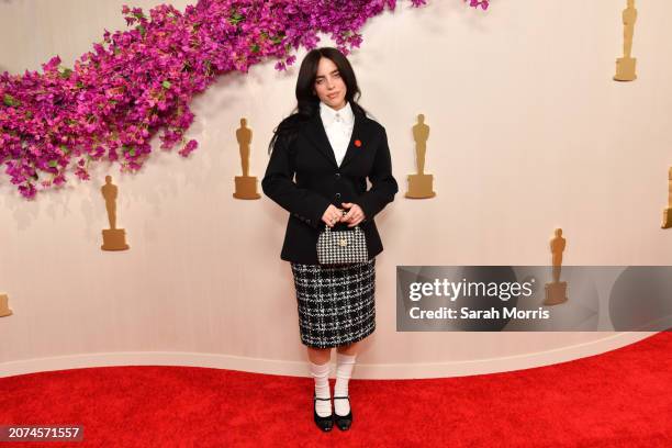 Billie Eilish attends the 96th Annual Academy Awards on March 10, 2024 in Hollywood, California.