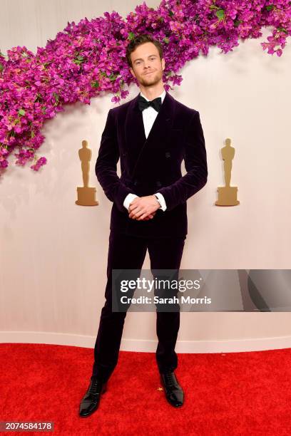 Jack Quaid attends the 96th Annual Academy Awards on March 10, 2024 in Hollywood, California.