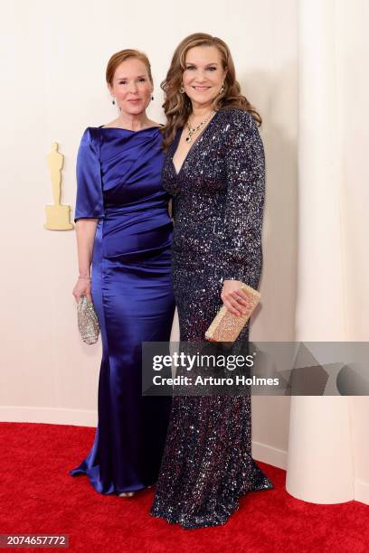 Jennifer Todd and Krista Smith attend the 96th Annual Academy Awards on March 10, 2024 in Hollywood, California.
