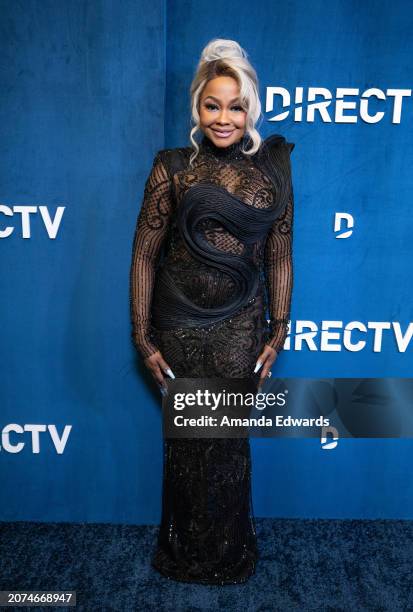 Television personality Phaedra Parks attends the DIRECTV Streaming With The Stars Hosted by Rob Lowe event at Spago on March 10, 2024 in Beverly...