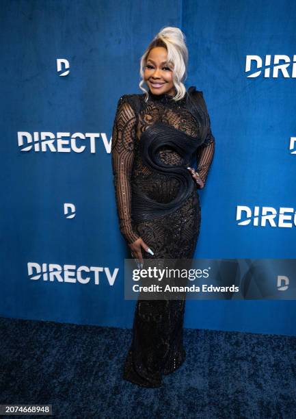 Television personality Phaedra Parks attends the DIRECTV Streaming With The Stars Hosted by Rob Lowe event at Spago on March 10, 2024 in Beverly...