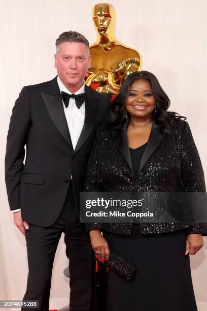 Guest and Octavia Spencer attend the 96th Annual Academy Awards on March 10, 2024 in Hollywood, California.