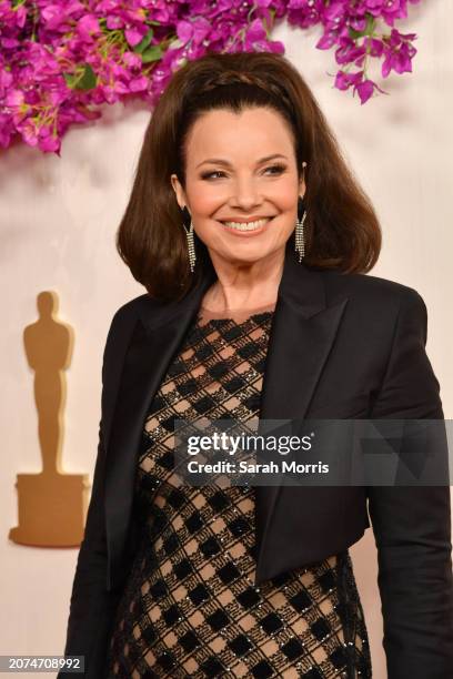 Fran Drescher attends the 96th Annual Academy Awards on March 10, 2024 in Hollywood, California.