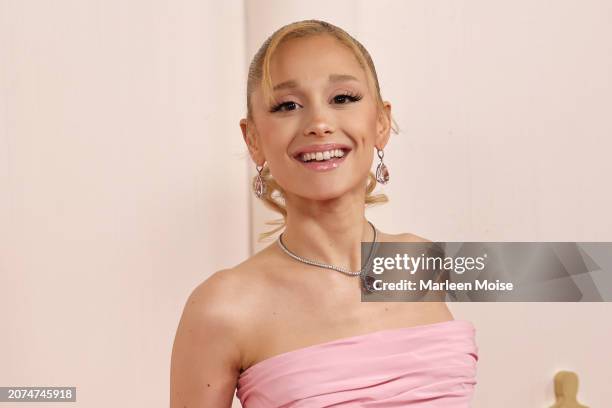 Ariana Grande attends the 96th Annual Academy Awards on March 10, 2024 in Hollywood, California.