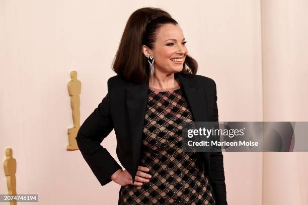 Fran Drescher attends the 96th Annual Academy Awards on March 10, 2024 in Hollywood, California.