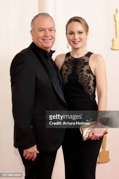 Neil Corbould and Maria Corbould attend the 96th Annual Academy Awards on March 10, 2024 in Hollywood, California.
