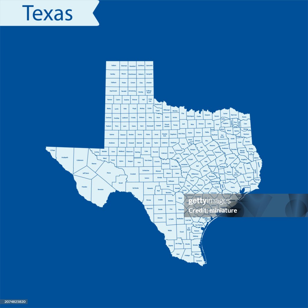 Texas Map High-Res Vector Graphic - Getty Images