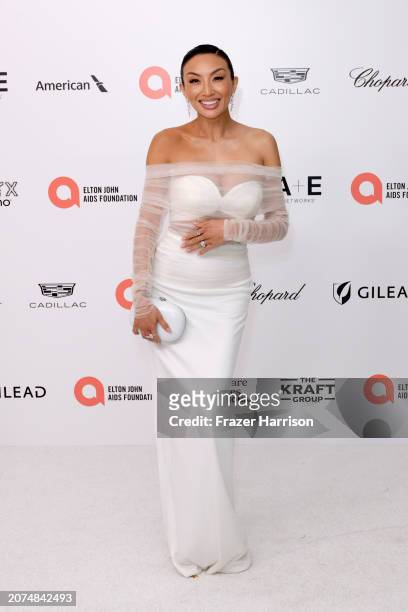 Jeannie Mai attends the Elton John AIDS Foundation's 32nd Annual Academy Awards Viewing Party on March 10, 2024 in West Hollywood, California.