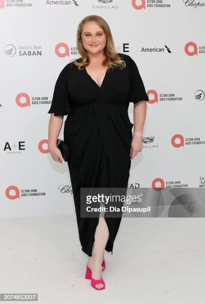 Danielle Macdonald attends the Elton John AIDS Foundation's 32nd Annual Academy Awards Viewing Party on March 10, 2024 in West Hollywood, California.