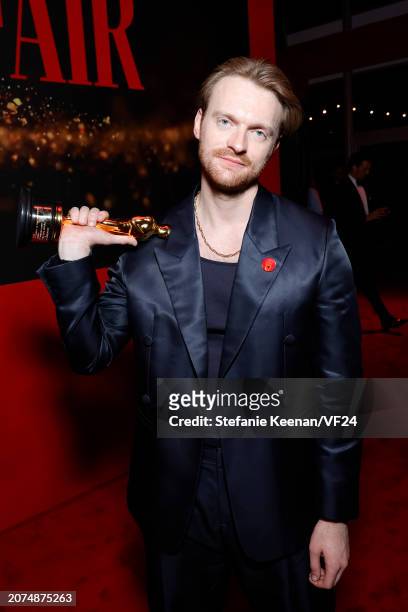 Finneas O'Connell attends the 2024 Vanity Fair Oscar Party Hosted By Radhika Jones at Wallis Annenberg Center for the Performing Arts on March 10,...