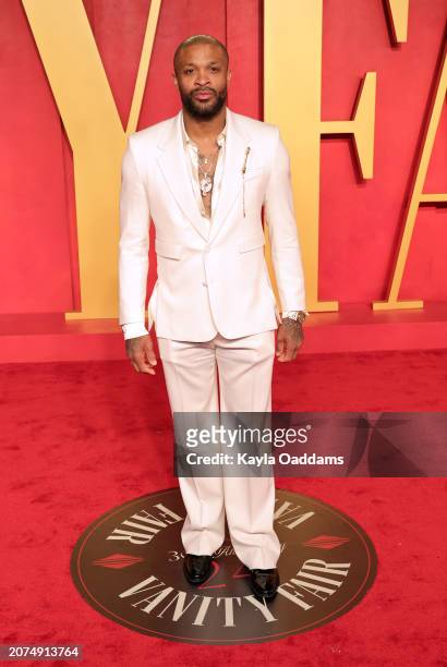 Tucker attends the 2024 Vanity Fair Oscar Party Hosted By Radhika Jones at Wallis Annenberg Center for the Performing Arts on March 10, 2024 in...