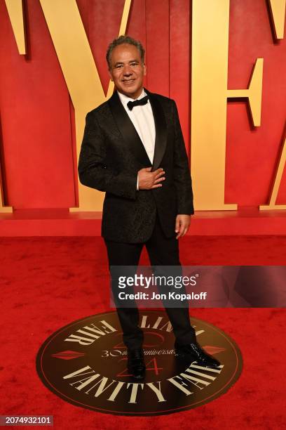 John Ortiz attends the 2024 Vanity Fair Oscar Party Hosted By Radhika Jones at Wallis Annenberg Center for the Performing Arts on March 10, 2024 in...