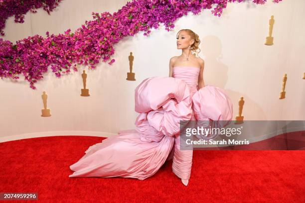 Ariana Grande attends the 96th Annual Academy Awards on March 10, 2024 in Hollywood, California.