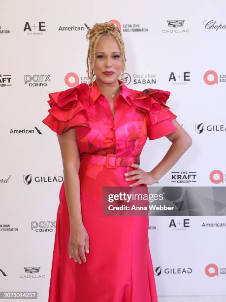 Breegan Jane attends Elton John AIDS Foundation's 32nd Annual Academy Awards Viewing Party on March 10, 2024 in West Hollywood, California.