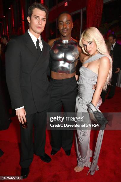 Nicholas Galitzine, Ncuti Gatwa and Camila Cabello attend the 2024 Vanity Fair Oscar Party Hosted By Radhika Jones at Wallis Annenberg Center for the...