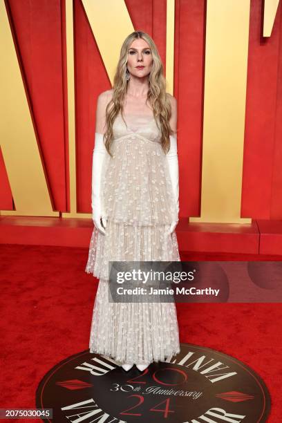 Lily Rabe attends the 2024 Vanity Fair Oscar Party Hosted By Radhika Jones at Wallis Annenberg Center for the Performing Arts on March 10, 2024 in...