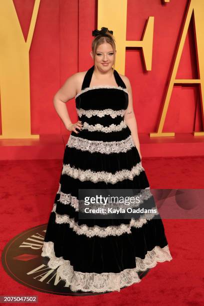 Francesca Scorsese attends the 2024 Vanity Fair Oscar Party Hosted By Radhika Jones at Wallis Annenberg Center for the Performing Arts on March 10,...