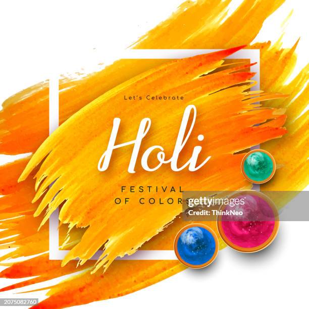 holi festival colorful vector background - farbpulver stock-grafiken, -clipart, -cartoons und -symbole