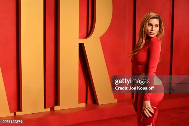 Trace Lysette attends the 2024 Vanity Fair Oscar Party Hosted By Radhika Jones at Wallis Annenberg Center for the Performing Arts on March 10, 2024...