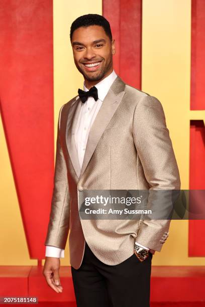 Regé-Jean Page attends the 2024 Vanity Fair Oscar Party Hosted By Radhika Jones at Wallis Annenberg Center for the Performing Arts on March 10, 2024...