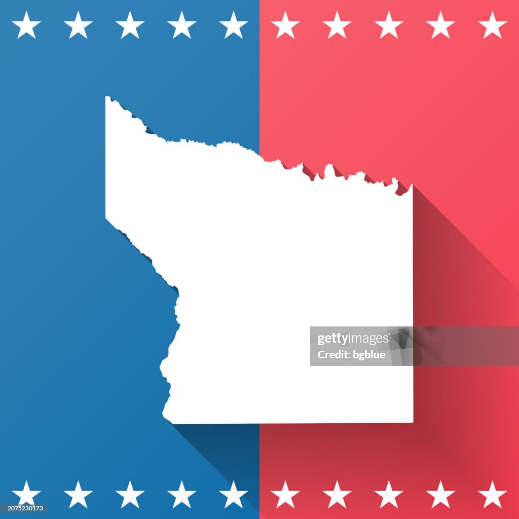 Contea di Smith (Texas). Mappa su sfondo blu e rosso