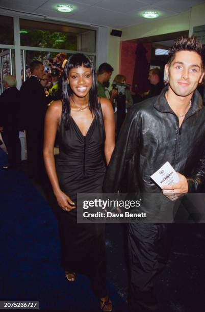 English singer Shaznay Lewis and dancer Christian Horsfall attend the UK Premiere of Barry Sonnenfeld's 'Wild Wild West' at the Odeon Leicester...