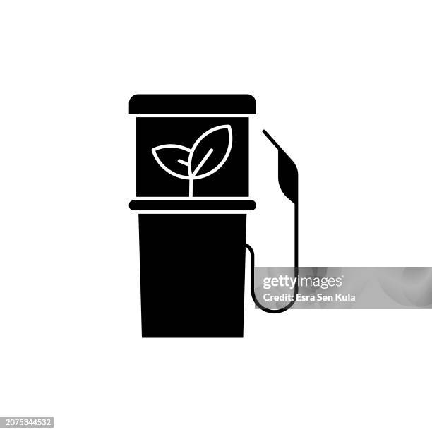 biofuel solid icon design. suitable for infographics, web pages, mobile apps, ui, ux, and gui design. - car engine white background stock illustrations