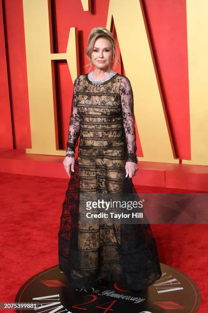Kathy Hilton attends the 2024 Vanity Fair Oscar Party hosted by Radhika Jones at Wallis Annenberg Center for the Performing Arts on March 10, 2024 in...