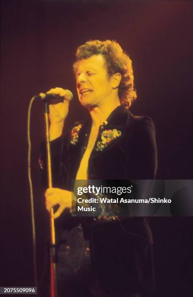 Mr Snips vocals of British band Baker Gurvitz Army performs at 'The Great British Music Festival' in London on 1st of January 1976.