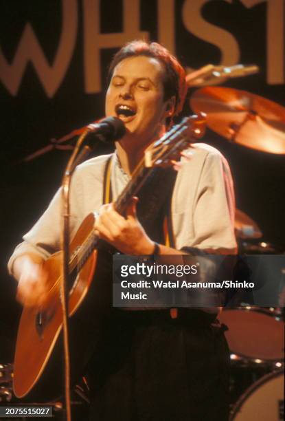 British band XTC perform on BBC TV music programme 'Old Grey Whistle Test' on 6th April 1982. Andy Partridge vocals.