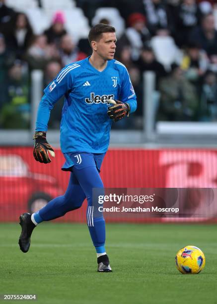 Wojciech Szczesny of Juventus during the Serie A TIM match between Juventus and Atalanta BC - Serie A TIM at Allianz Stadium on March 10, 2024 in...