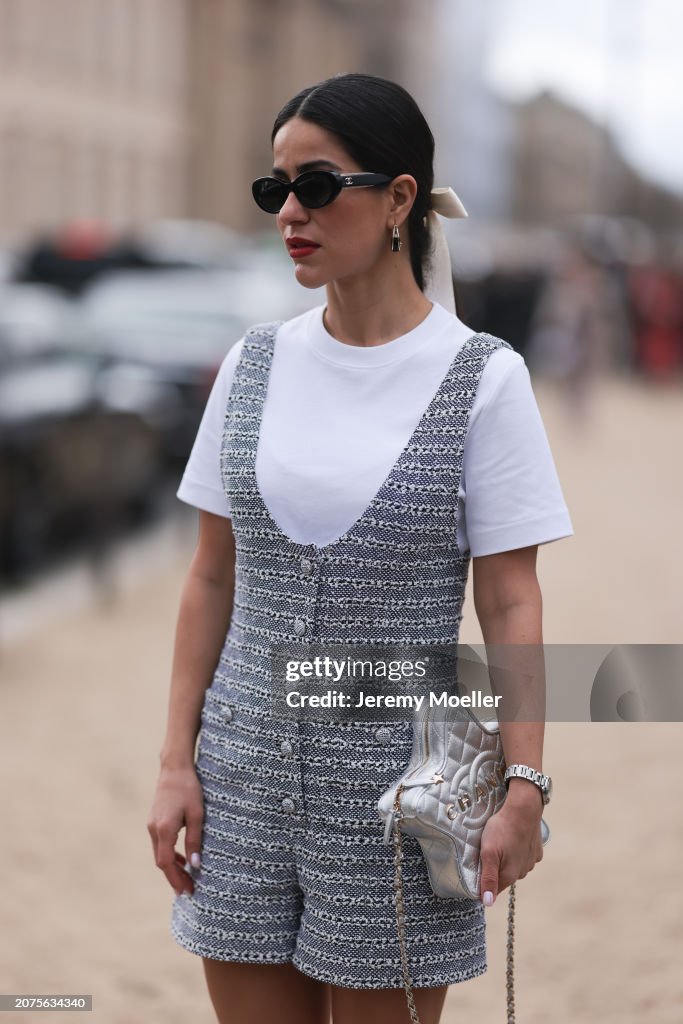 Street Style - Paris Fashion Week - Womenswear Fall/Winter 2024/2025 - Day Nine