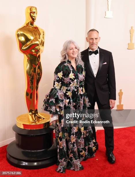 Maggie Baird and Patrick O'Connell attend the 96th Annual Academy Awards on March 10, 2024 in Hollywood, California.