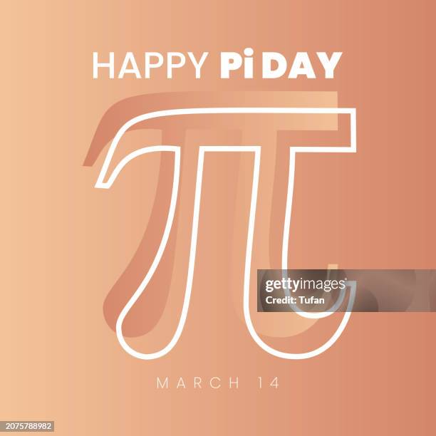 pi day concept design - happy pi day march 13 banner, card and poster - pi day stock illustrations