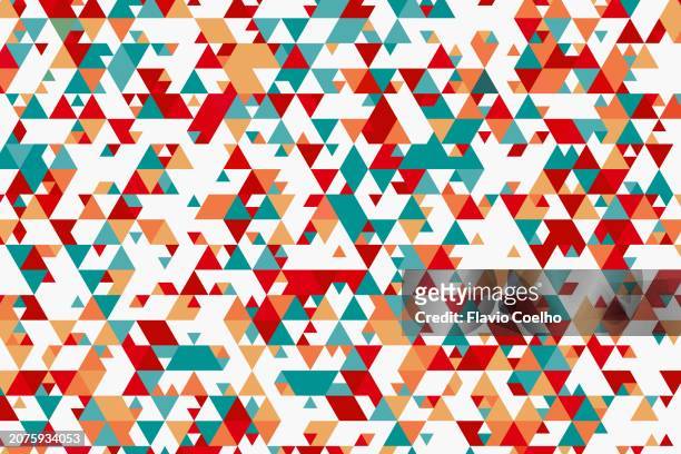 Abstract triangle pattern background