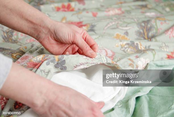 changing bedsheets - bed bug stock pictures, royalty-free photos & images