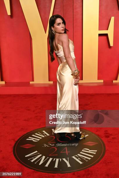 Jade Picon attends the 2024 Vanity Fair Oscar Party Hosted By Radhika Jones at Wallis Annenberg Center for the Performing Arts on March 10, 2024 in...