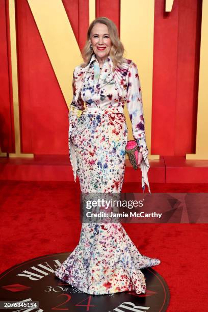 Catherine O'Hara attends the 2024 Vanity Fair Oscar Party Hosted By Radhika Jones at Wallis Annenberg Center for the Performing Arts on March 10,...